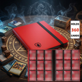 Premium Trading Card Binder - 360 Side-Loading Pocket Album for TCG, 9-Pocket Trading Card Folder with Secure Elastic Strap, Protective Card Holder for Pokémon, Yu-Gi-Oh, Sports Cards