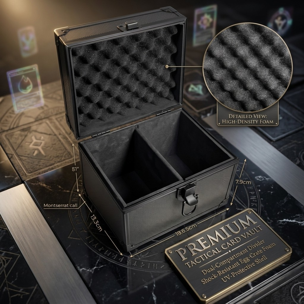 Premium Graded Card Storage Box – Durable Trading Card Slab Organizer Case for PSA, BGS, SGC, GMA – Secure Sports Card Brick Holder for MTG, Pokémon, PTCG