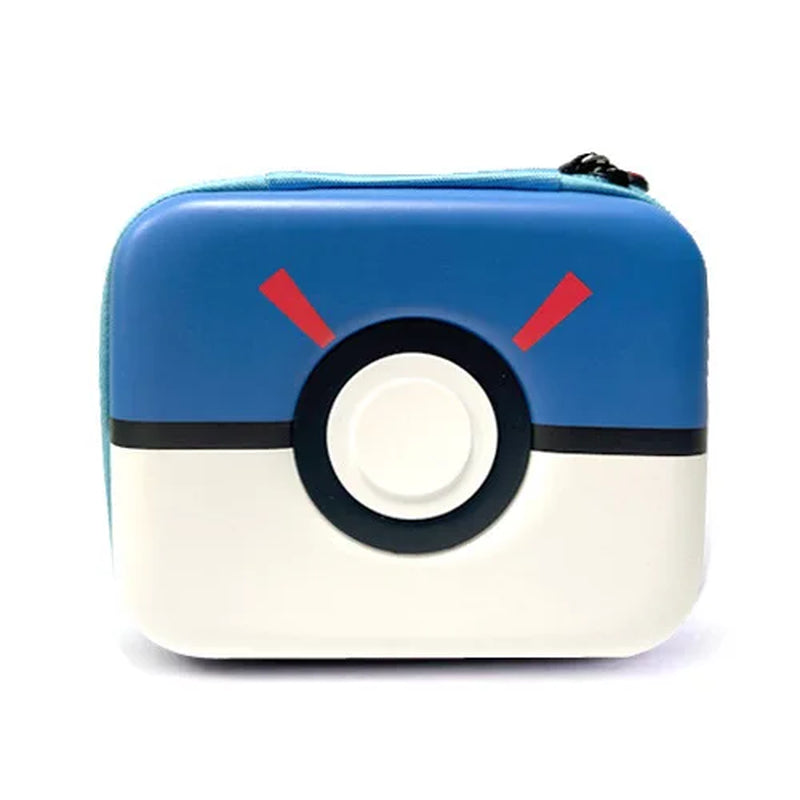 Portable Poké-Style Hard Storage Case for TCG Cards & Electronics – Waterproof, Shockproof Carrying Bag for Trading Cards, Headphones, Cables – Durable Zipper Organizer for Trainers & Gamers (Multiple Colors)